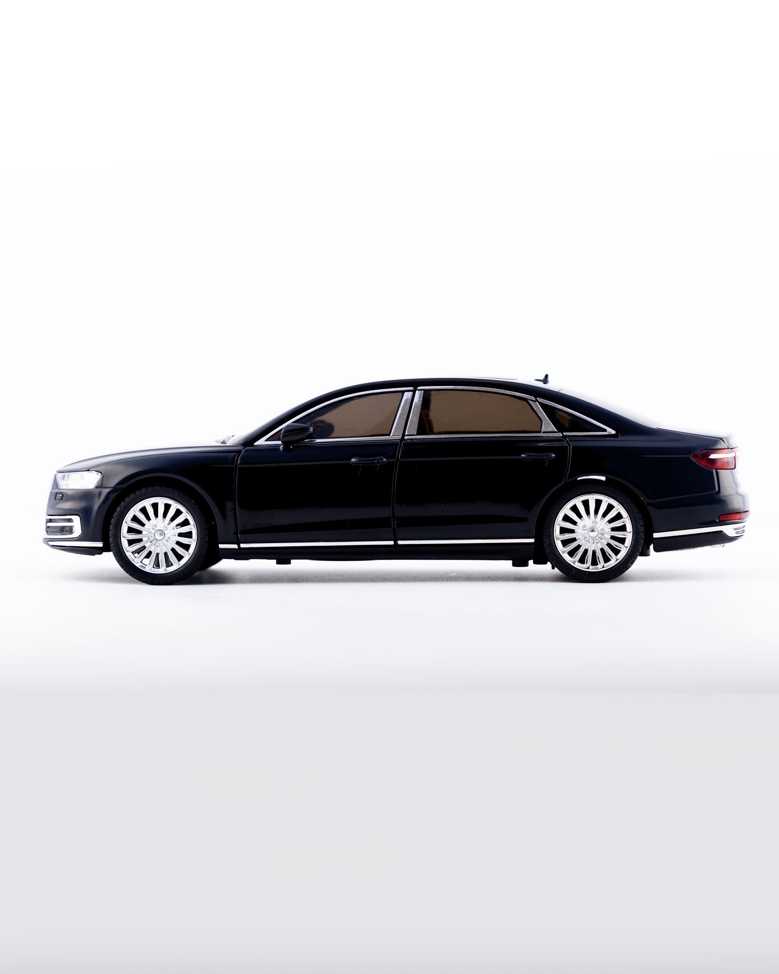 Audi A8 L Diecast Black Car 1:24 Scale - Ignition Prime