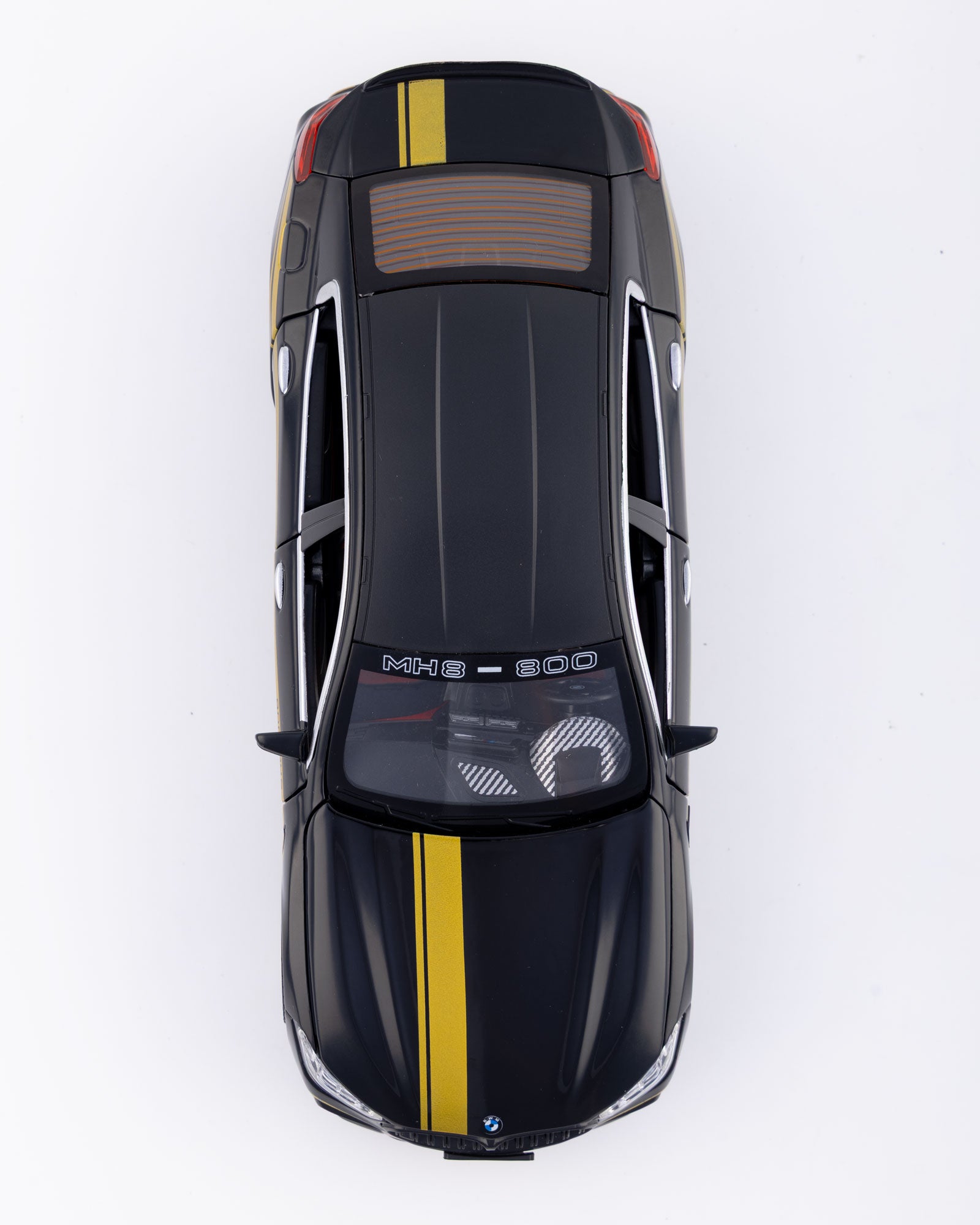 BMW M8 Gran Coupe Manhart Edition Diecast Black Car 1:24 Scale - Ignition Prime