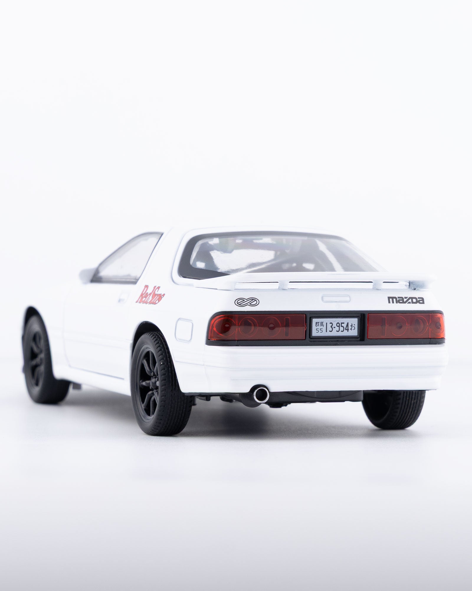 Mazda RX-7 FC3S RE Amemiya Diecast White Car 1:24 Scale - Ignition Prime