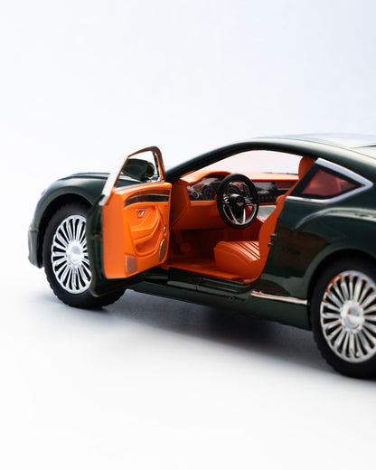 Bentley Continental GT Green Diecast Car Model 1:24 Scale - Ignition Prime
