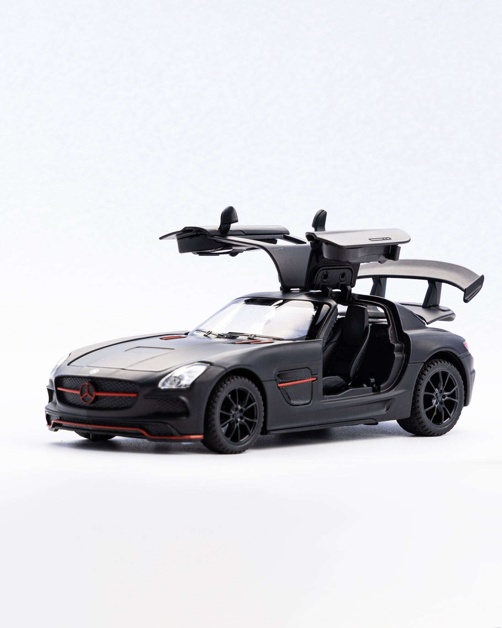 Mercedes-Benz SLS AMG Black Diecast Car 1:32 Scale - Ignition Prime