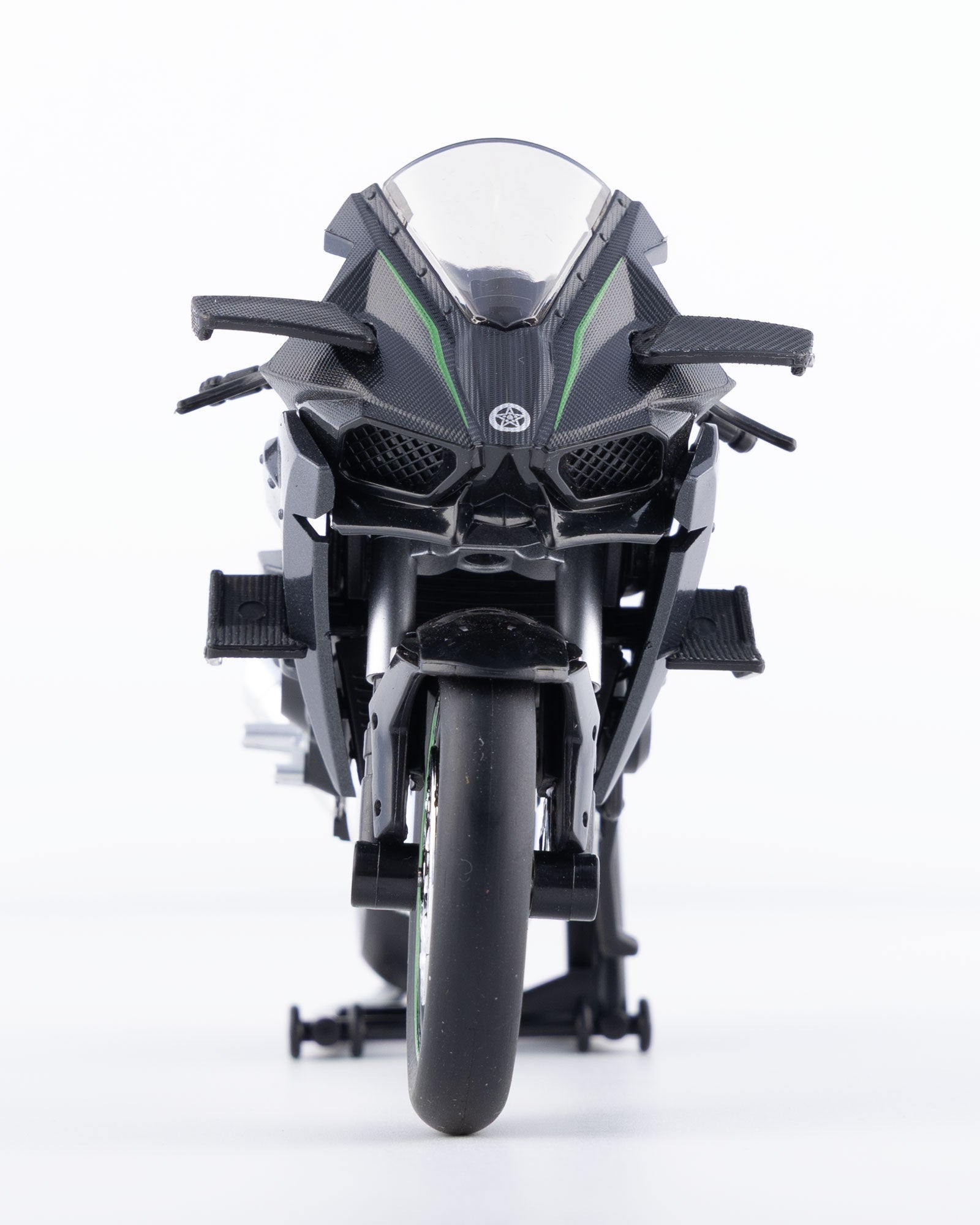 Kawasaki Ninja H2R Diecast Black Car 1:24 Scale - Ignition Prime