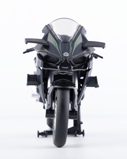 Kawasaki Ninja H2R Diecast Black Car 1:24 Scale - Ignition Prime