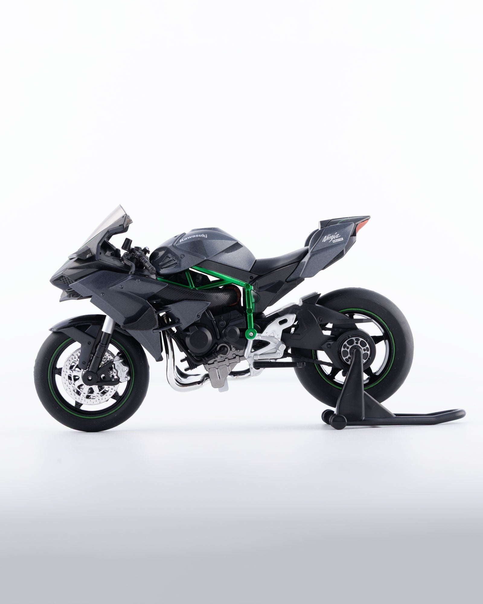 Kawasaki Ninja H2R Diecast Black Car 1:24 Scale - Ignition Prime