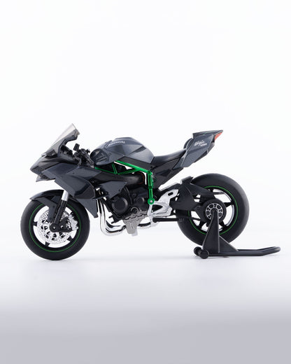 Kawasaki Ninja H2R Diecast Black Car 1:24 Scale - Ignition Prime