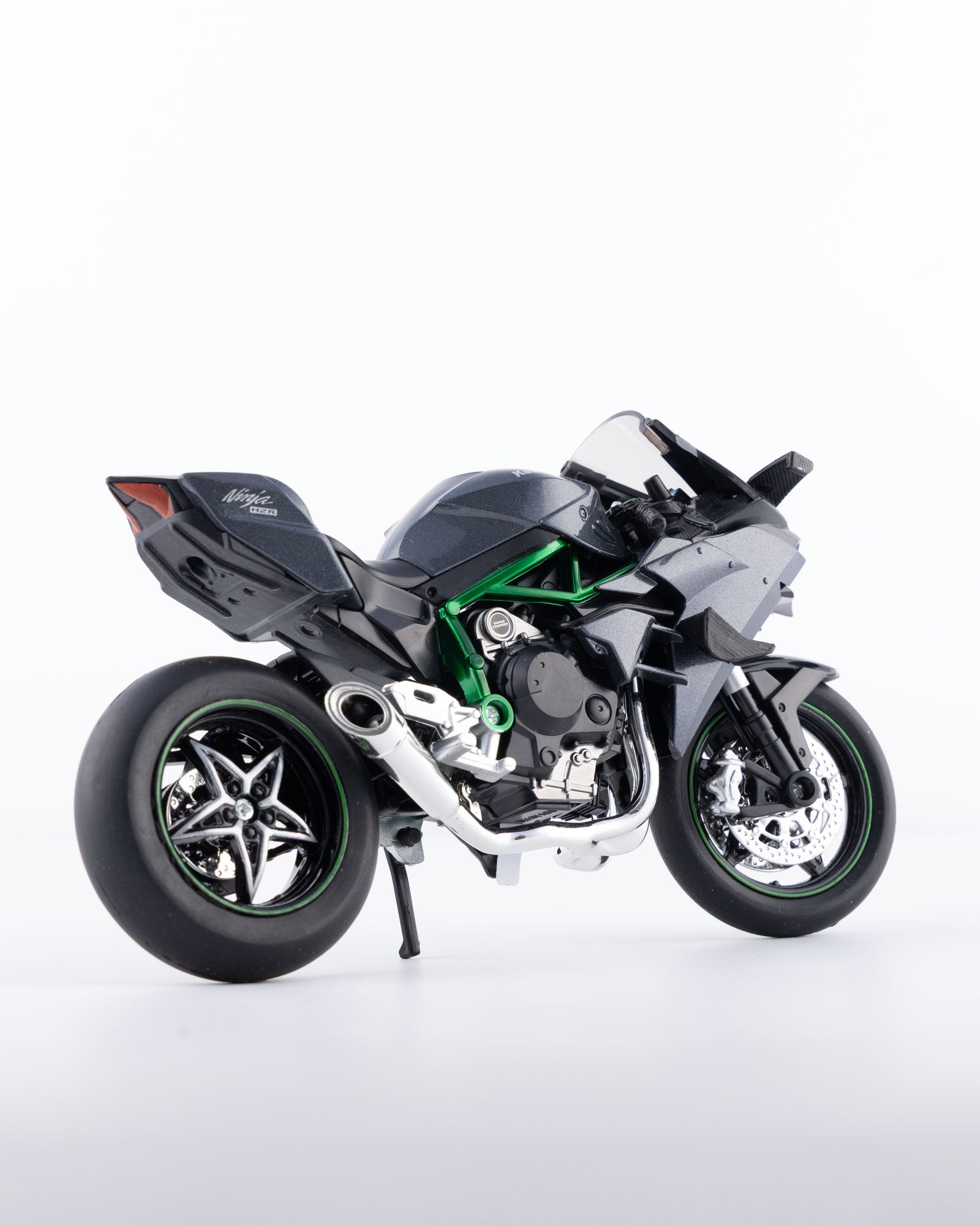 Kawasaki Ninja H2R Diecast Black Car 1:24 Scale - Ignition Prime
