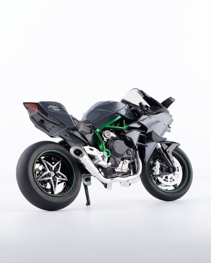 Kawasaki Ninja H2R Diecast Black Car 1:24 Scale - Ignition Prime