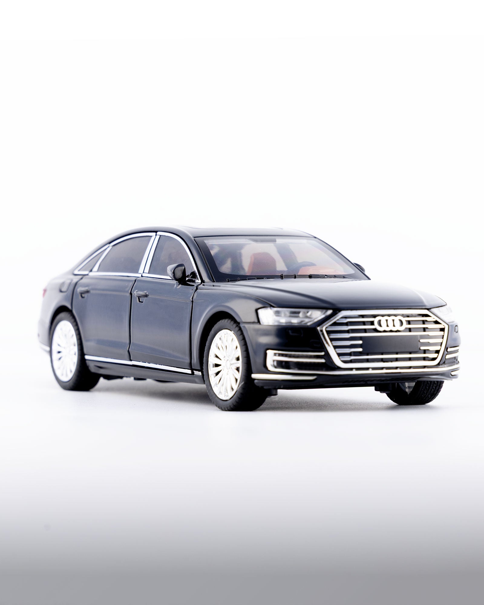 Audi A8 L Diecast Black Car 1:24 Scale - Ignition Prime