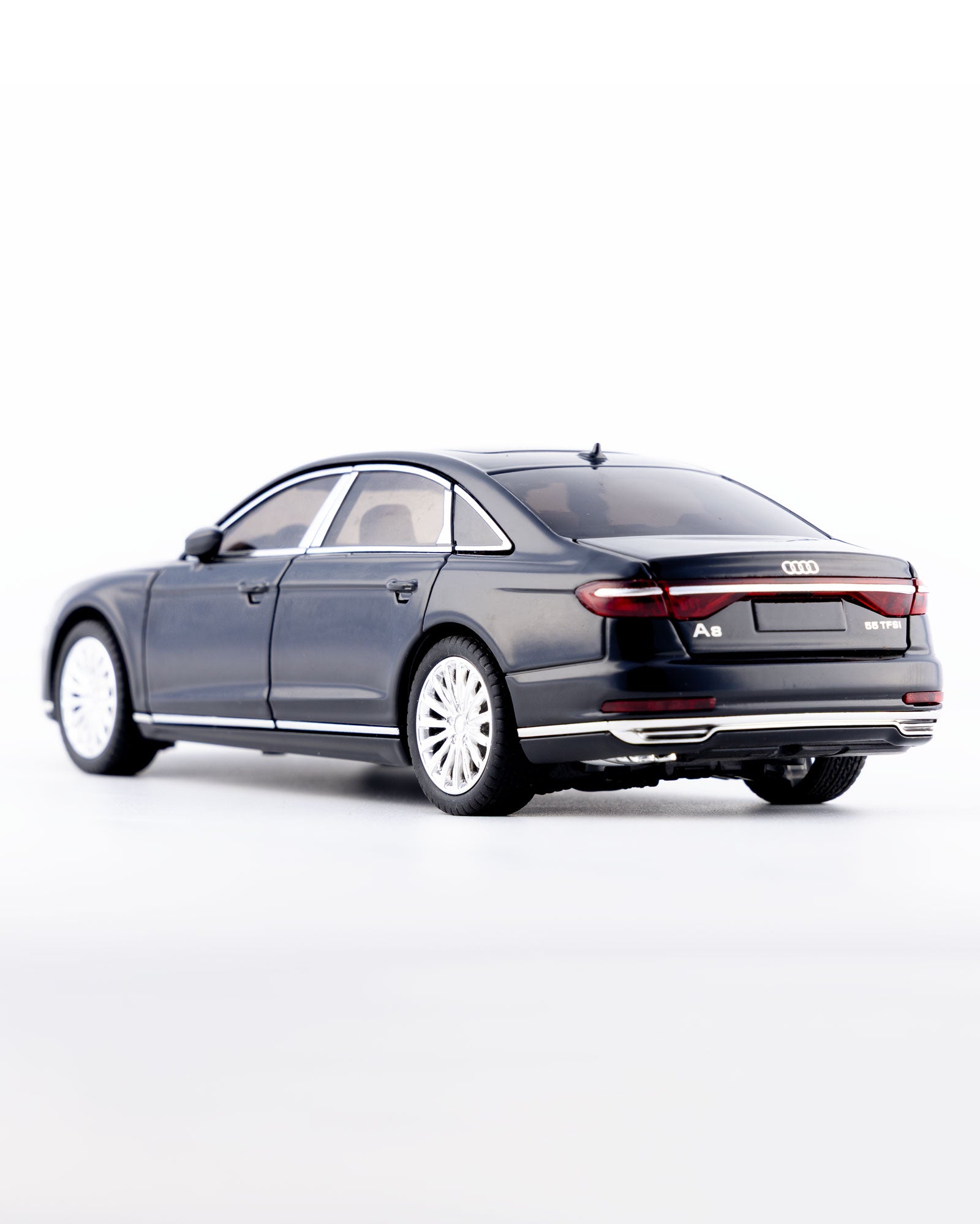 Audi A8 L Diecast Black Car 1:24 Scale - Ignition Prime