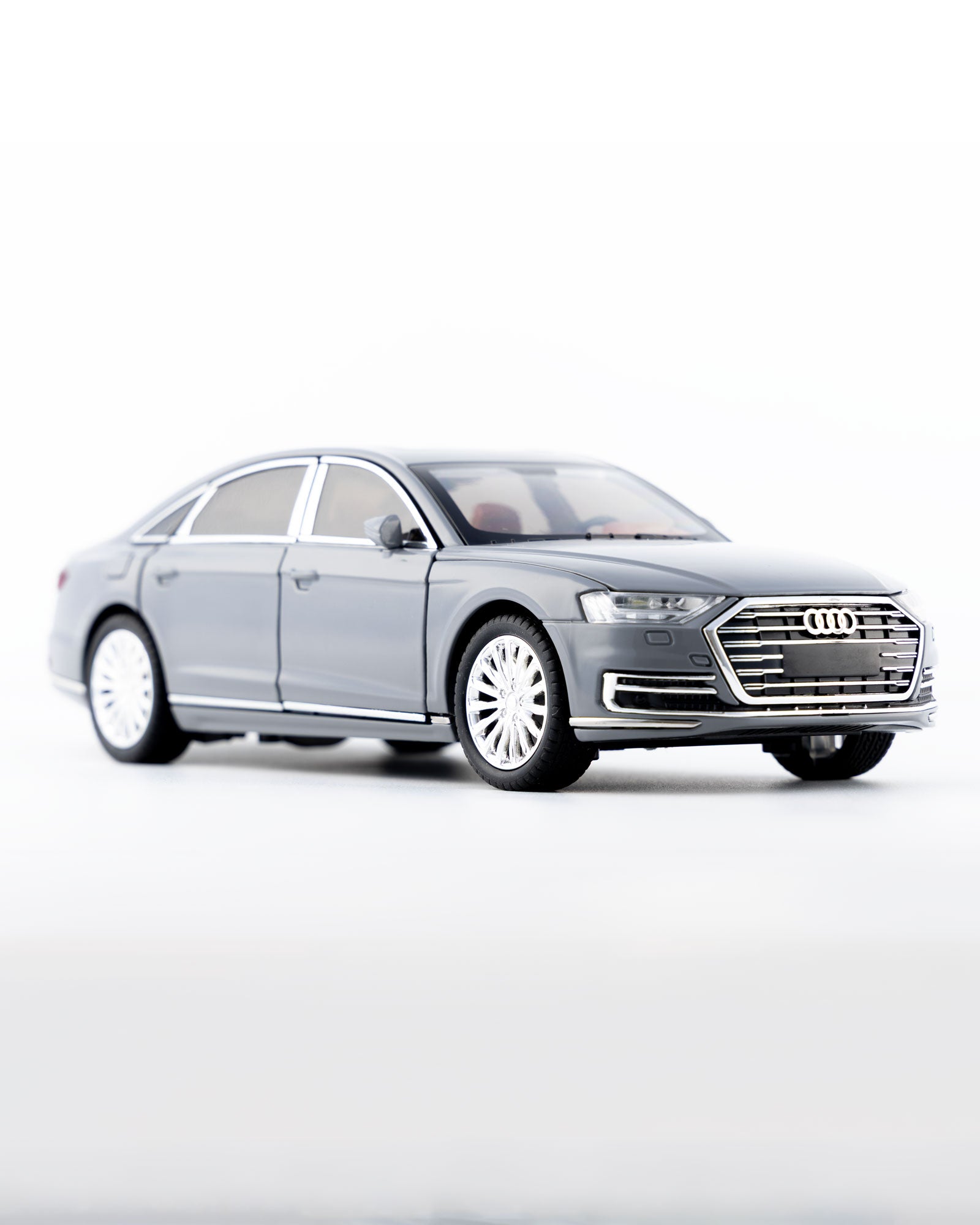 Audi A8 L Diecast Grey Car 1:24 Scale - Ignition Prime