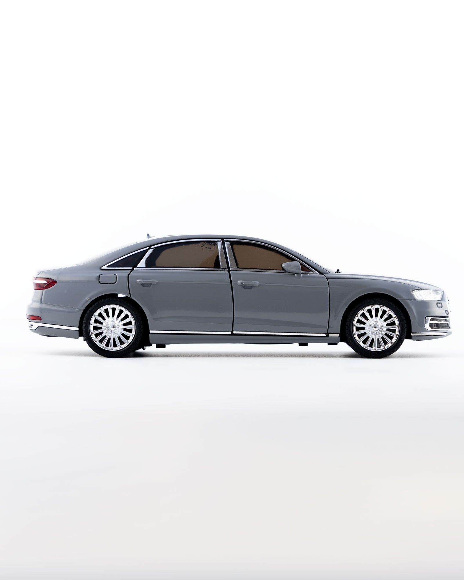 Audi A8 L Diecast Grey Car 1:24 Scale - Ignition Prime