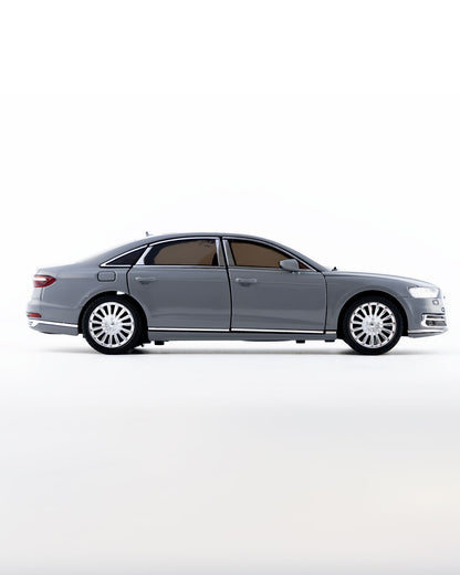 Audi A8 L Diecast Grey Car 1:24 Scale - Ignition Prime