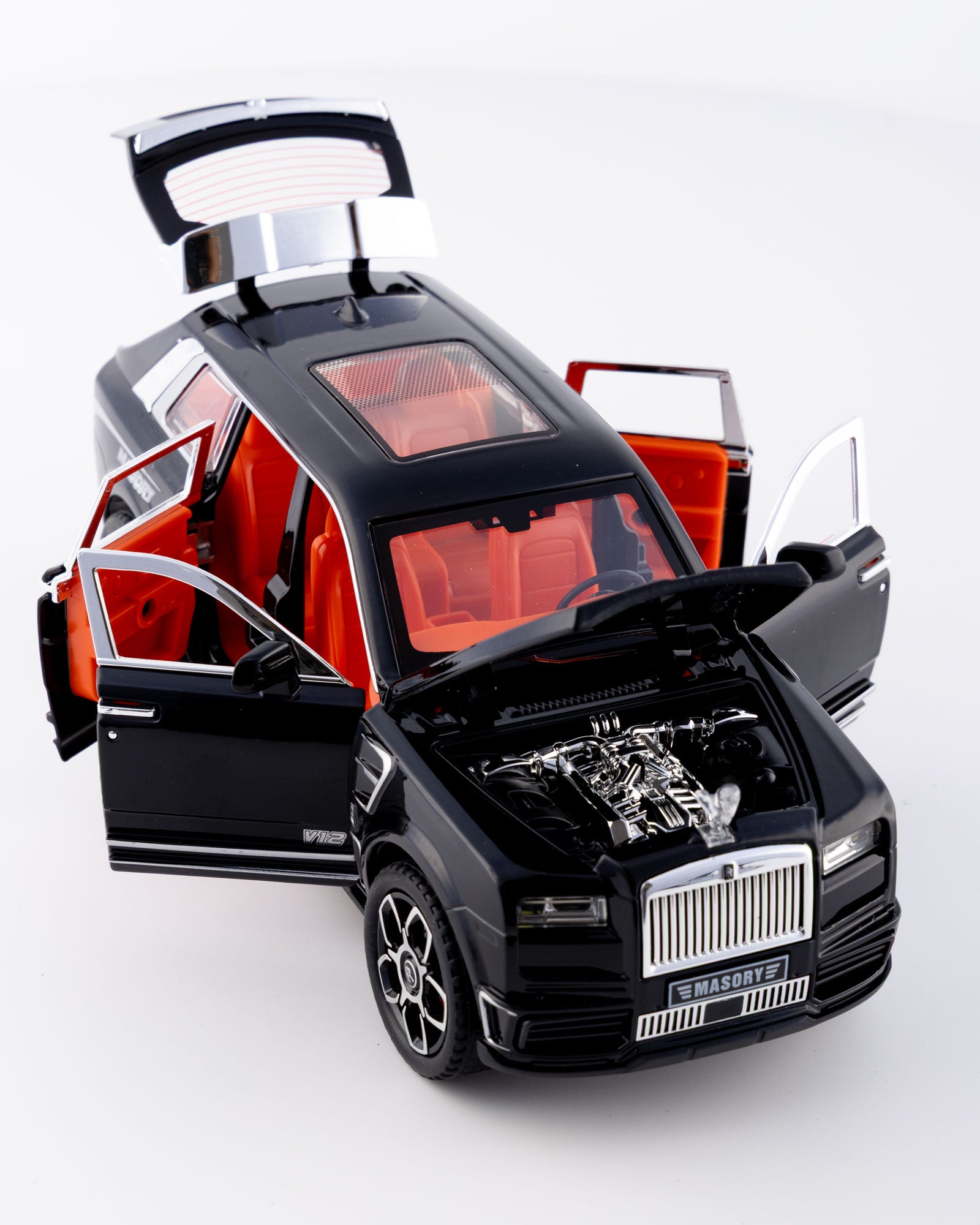 Rolls-Royce Cullinan Mansory Edition Diecast Black Car 1:24 Scale - Ignition Prime