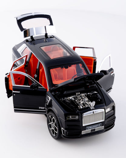 Rolls-Royce Cullinan Mansory Edition Diecast Black Car 1:24 Scale - Ignition Prime
