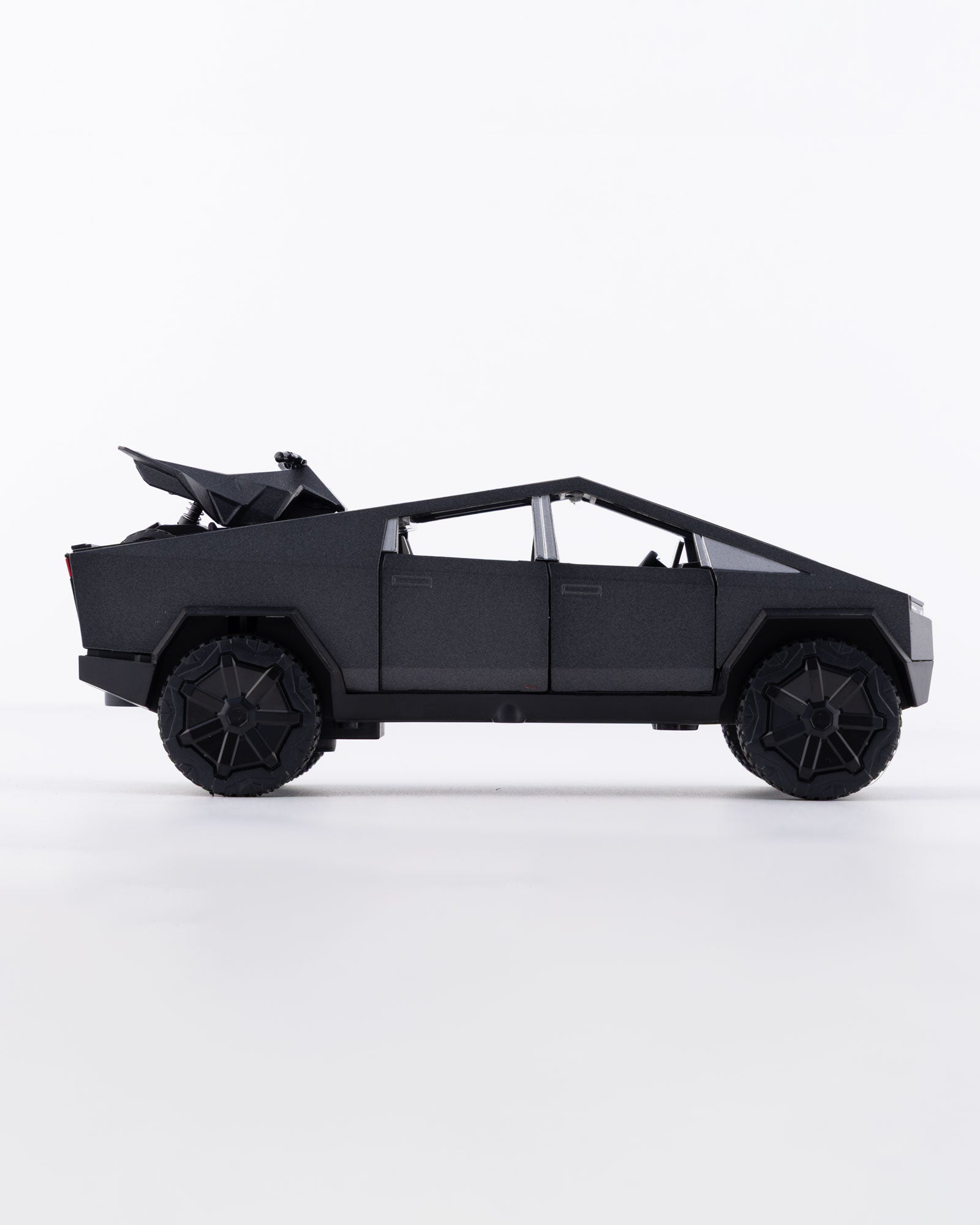 Tesla Cybertruck with Cyberquad Diecast Black Car 1:24 Scale - Ignition Prime