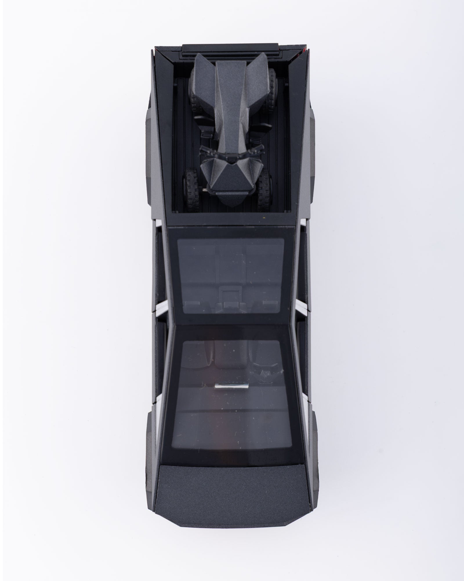 Tesla Cybertruck with Cyberquad Diecast Black Car 1:24 Scale - Ignition Prime