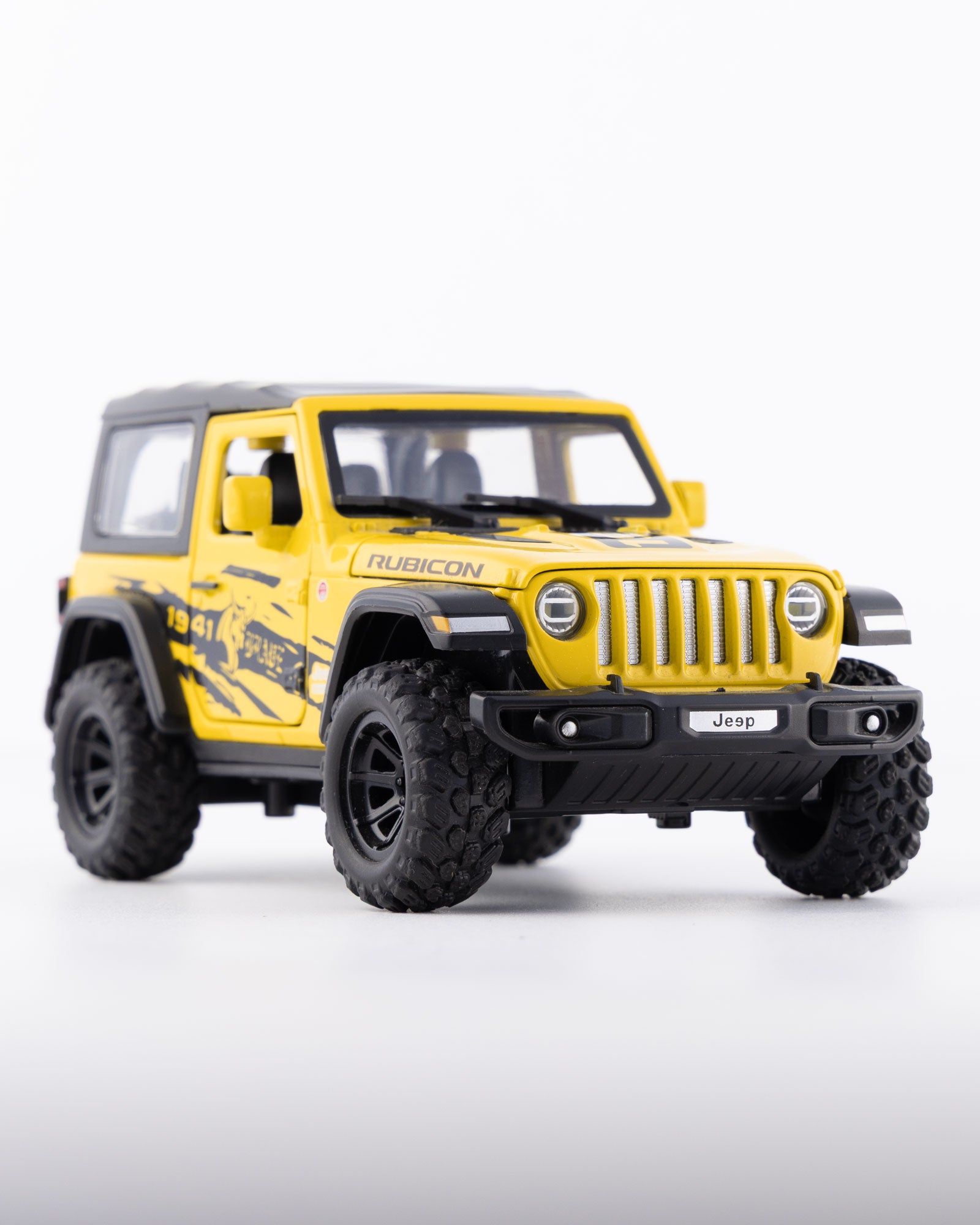 Jeep Wrangler Rubicon 1941 Edition Diecast Yellow Car 1:32 Scale - Ignition Prime