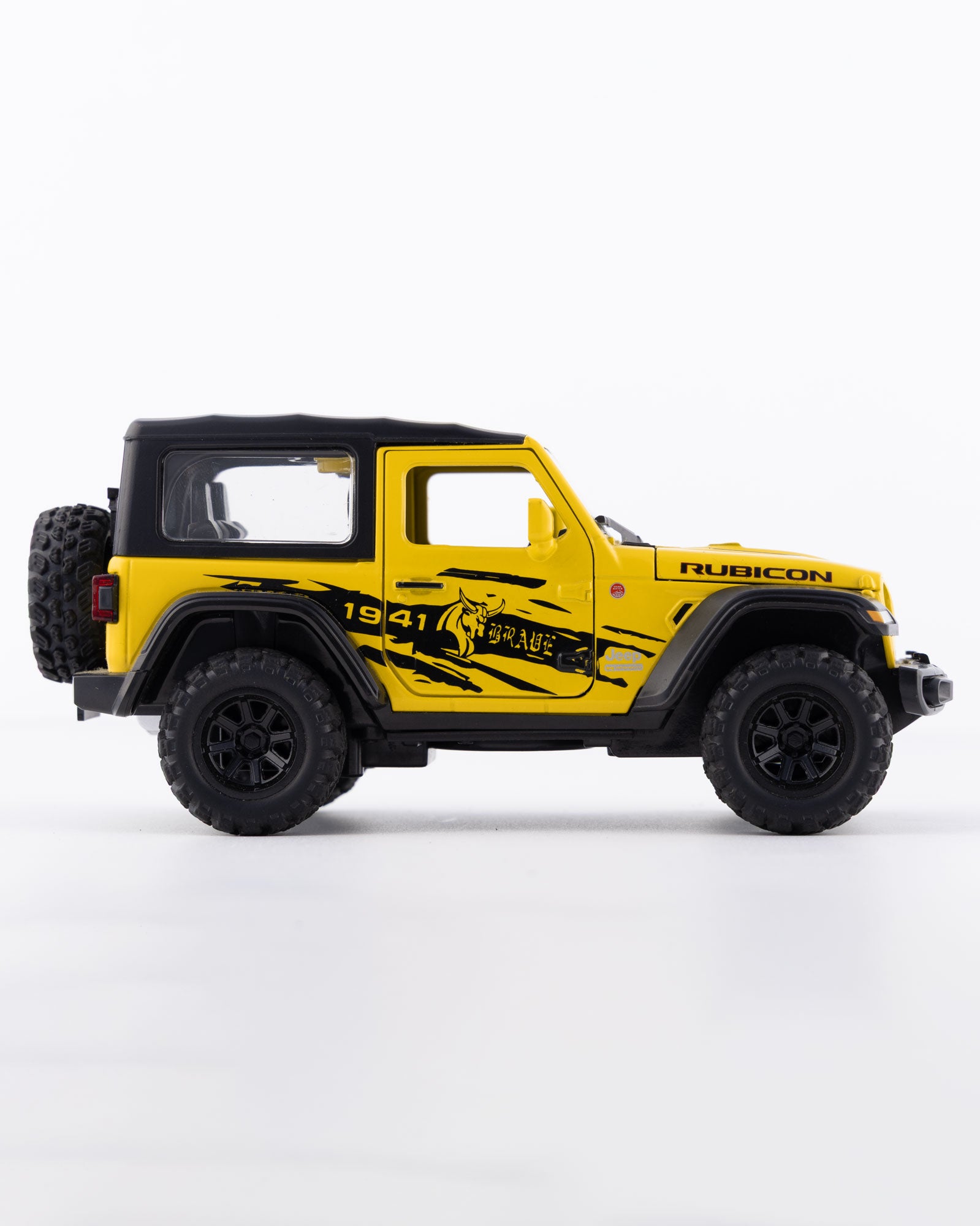 Jeep Wrangler Rubicon 1941 Edition Diecast Yellow Car 1:32 Scale - Ignition Prime