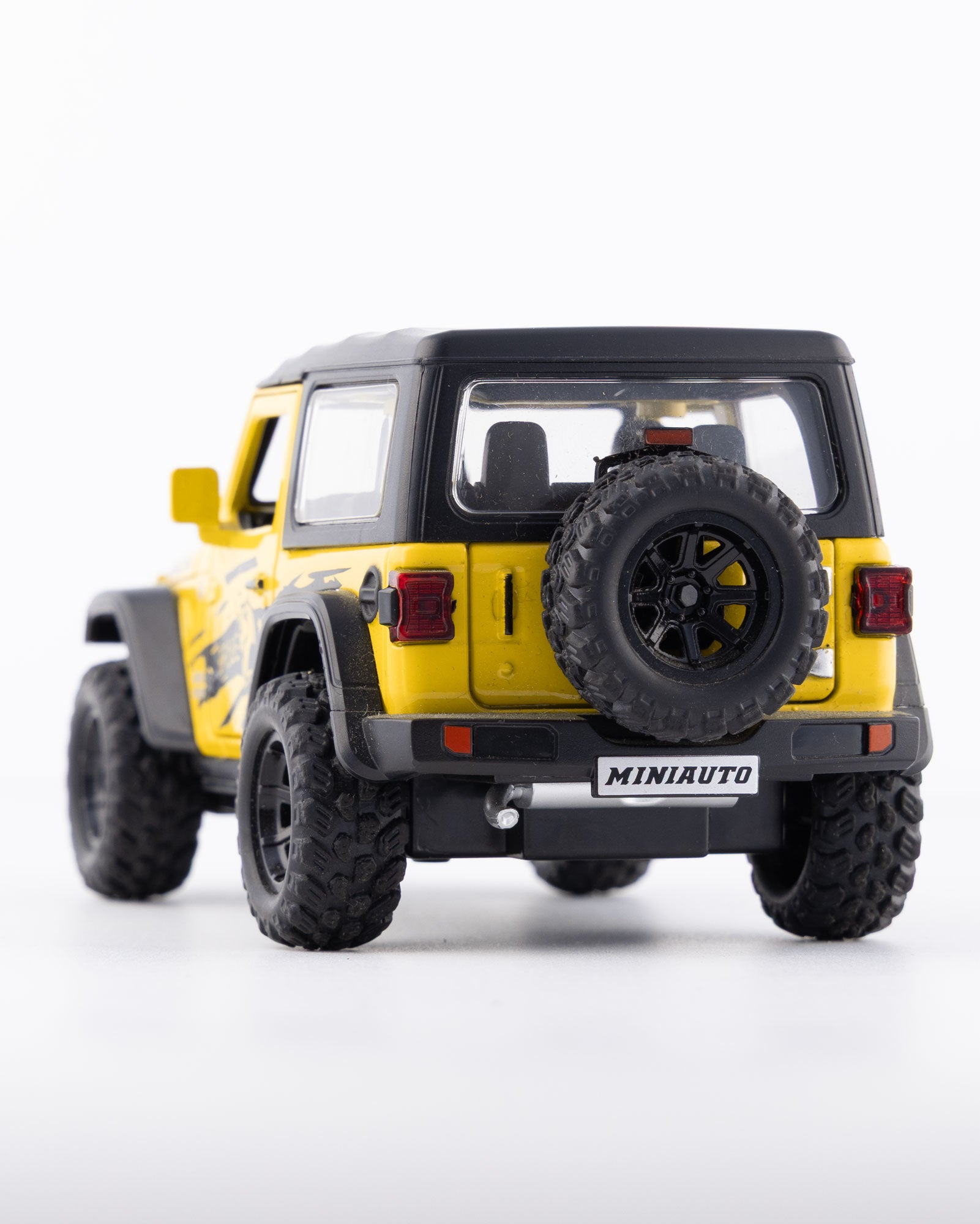 Jeep Wrangler Rubicon 1941 Edition Diecast Yellow Car 1:32 Scale - Ignition Prime