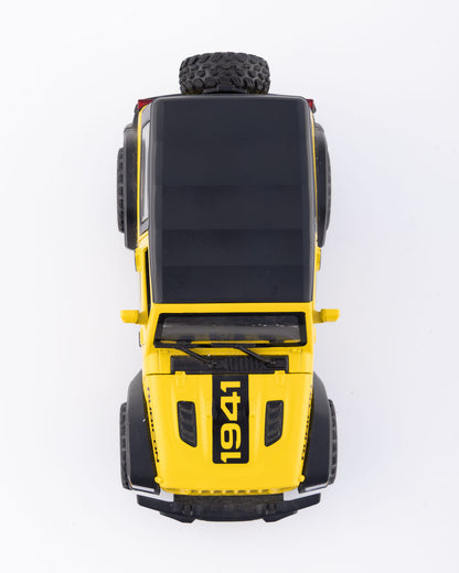 Jeep Wrangler Rubicon 1941 Edition Diecast Yellow Car 1:32 Scale - Ignition Prime