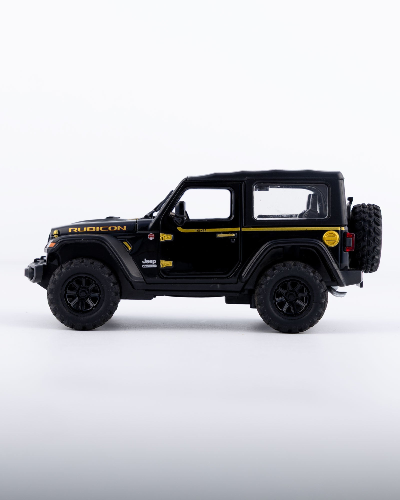 Jeep Wrangler Rubicon 1941 Edition Diecast Black Car 1:32 Scale - Ignition Prime
