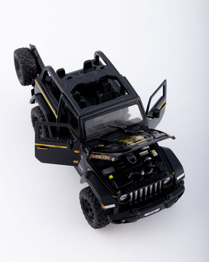 Jeep Wrangler Rubicon 1941 Edition Diecast Black Car 1:32 Scale - Ignition Prime