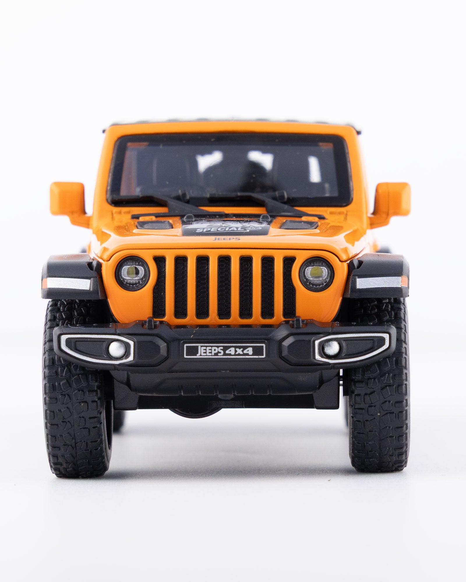 Jeep Wrangler Unlimited 4-Door Diecast Orange Car 1:32 Scale - Ignition Prime