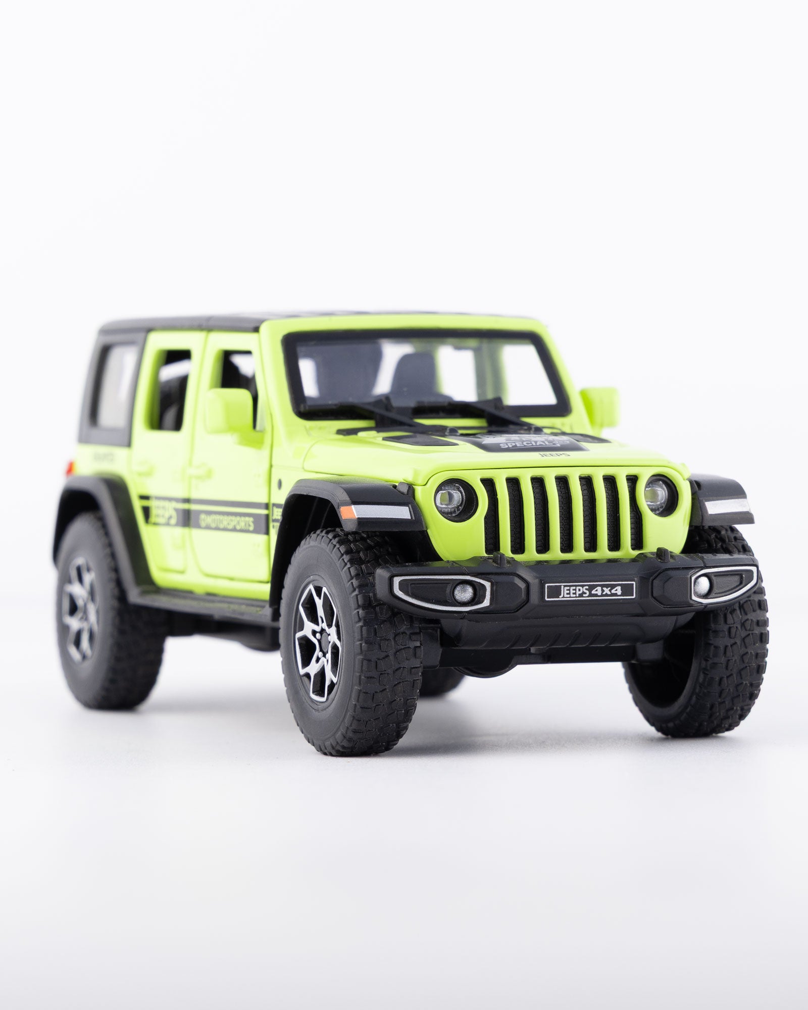 Jeep Wrangler Unlimited 4-Door Diecast Lime Car 1:32 Scale - Ignition Prime