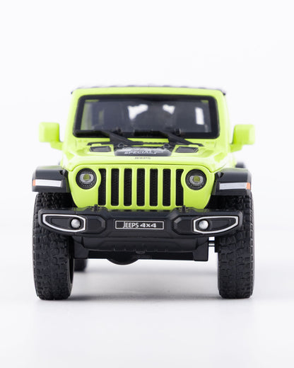Jeep Wrangler Unlimited 4-Door Diecast Lime Car 1:32 Scale - Ignition Prime