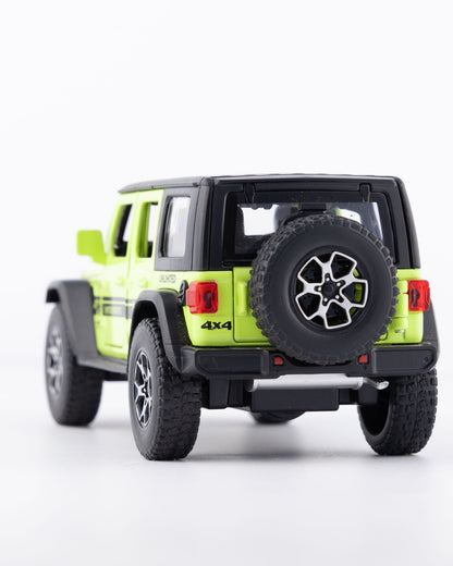 Jeep Wrangler Unlimited 4-Door Diecast Lime Car 1:32 Scale - Ignition Prime