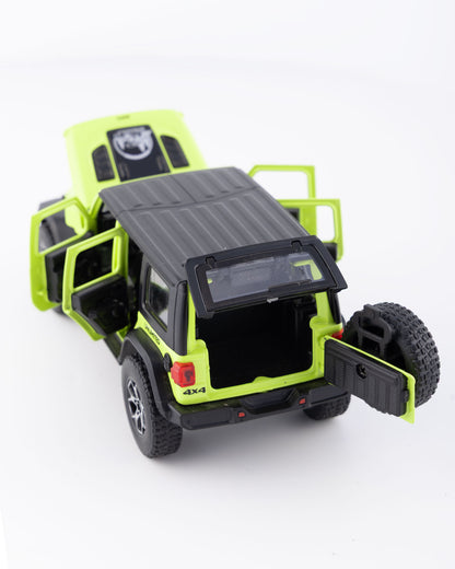 Jeep Wrangler Unlimited 4-Door Diecast Lime Car 1:32 Scale - Ignition Prime