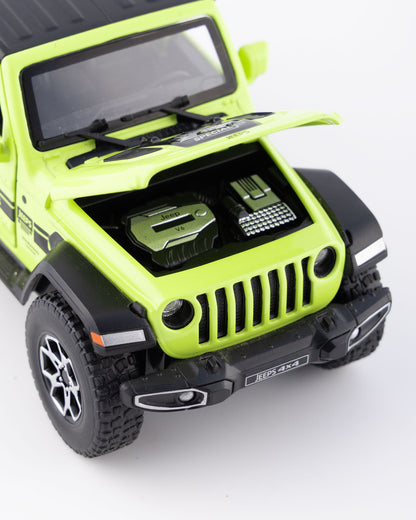 Jeep Wrangler Unlimited 4-Door Diecast Lime Car 1:32 Scale - Ignition Prime