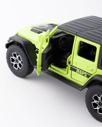 Jeep Wrangler Unlimited 4-Door Diecast Lime Car 1:32 Scale - Ignition Prime