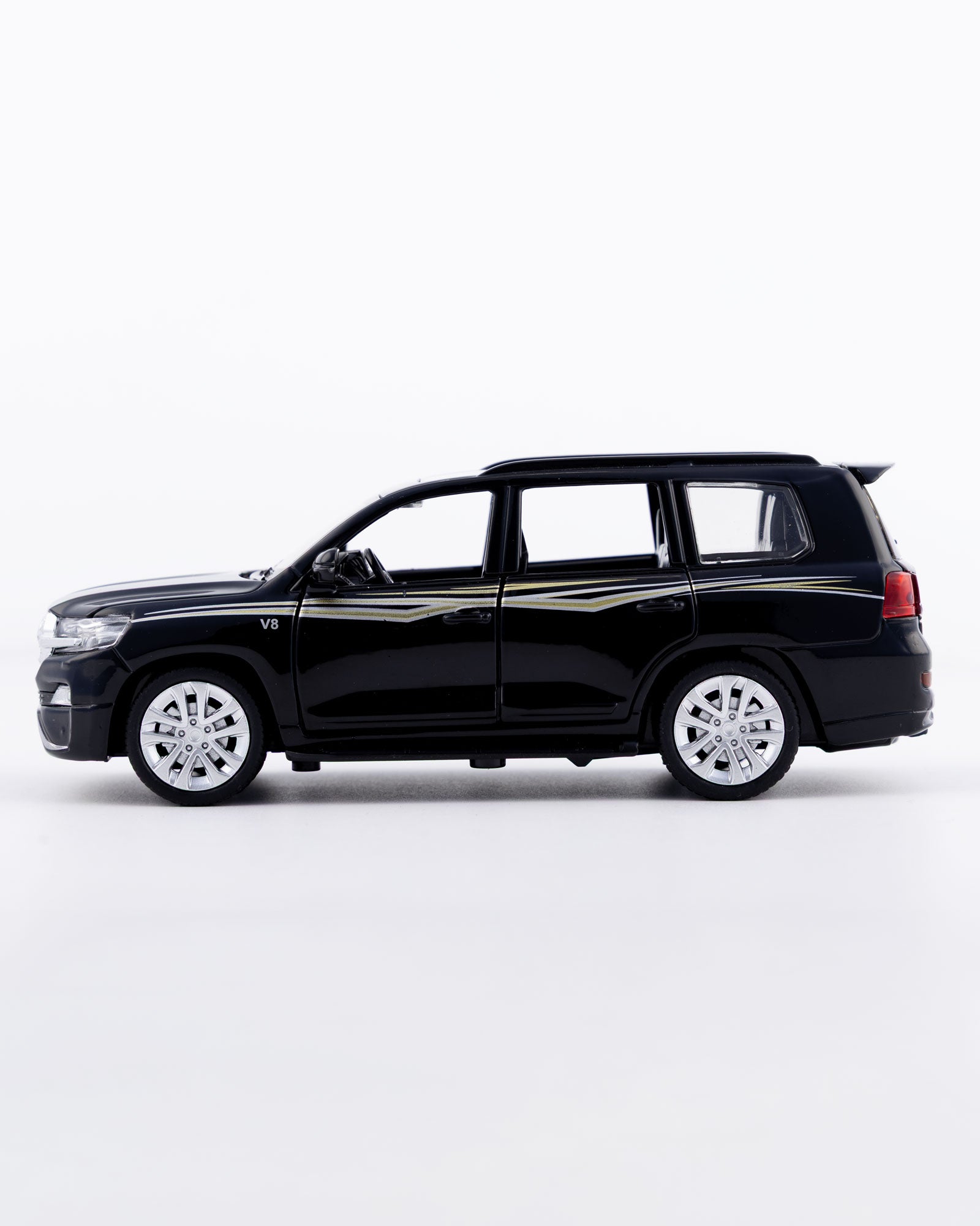 Toyota Land Cruiser VX.R V8 Diecast Black Car 1:32 Scale - Ignition Prime