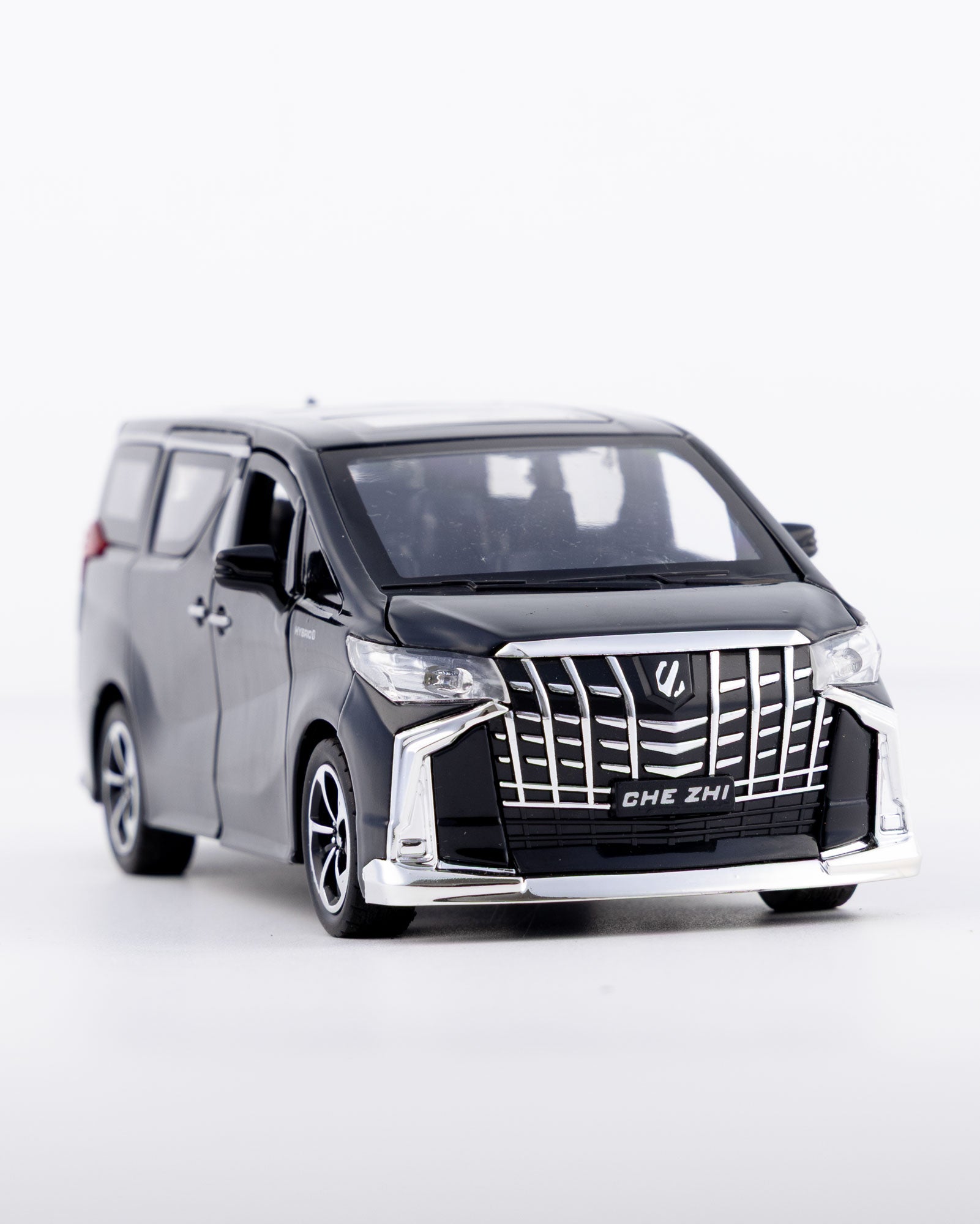 Toyota Alphard Executive Lounge Diecast Black Car 1:32 Scale - Ignition Prime