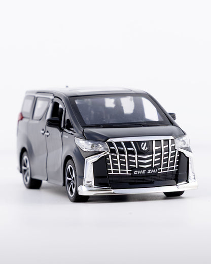Toyota Alphard Executive Lounge Diecast Black Car 1:32 Scale - Ignition Prime