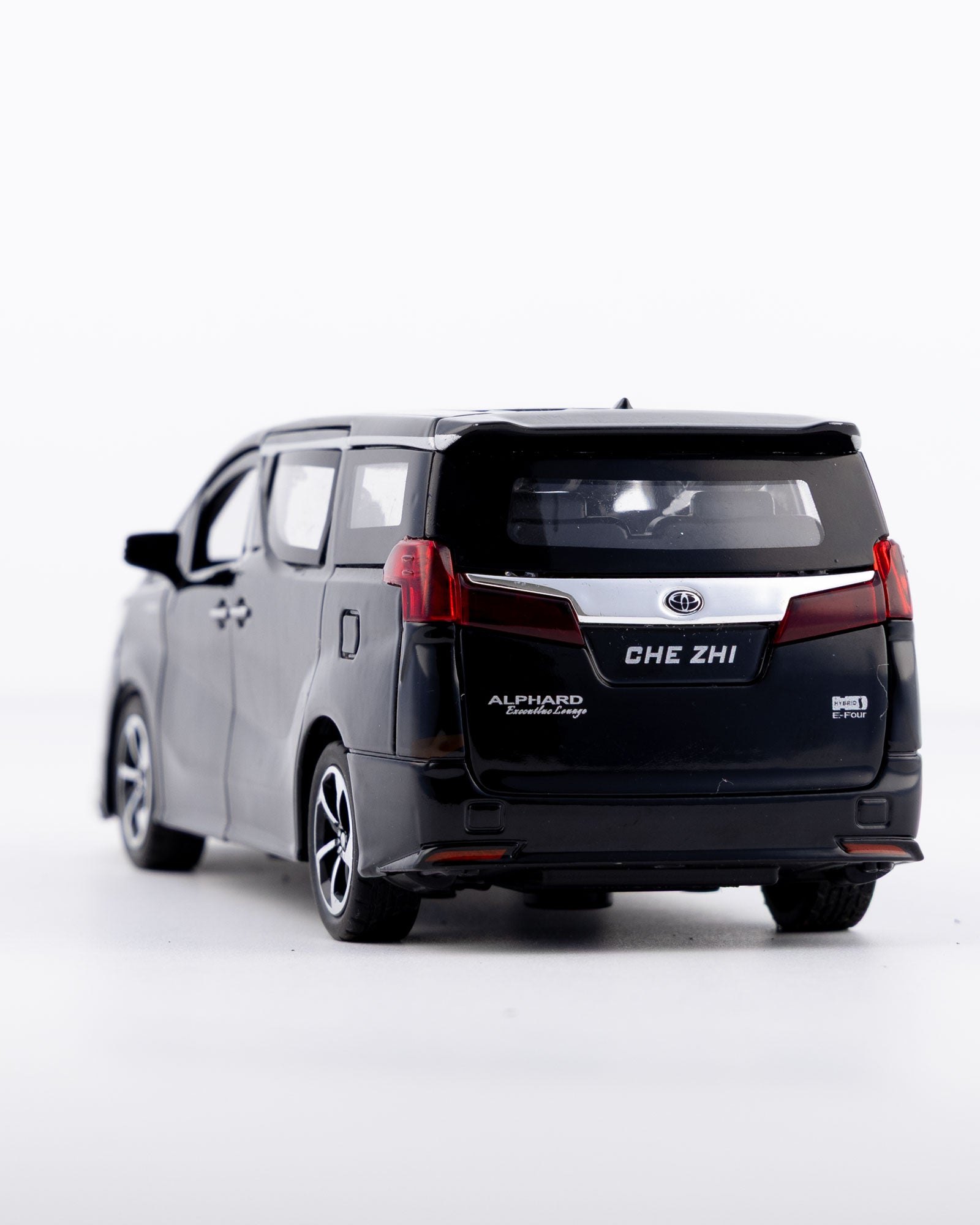 Toyota Alphard Executive Lounge Diecast Black Car 1:32 Scale - Ignition Prime