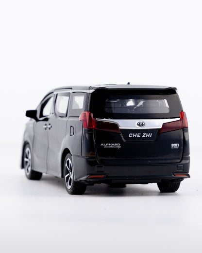 Toyota Alphard Executive Lounge Diecast Black Car 1:32 Scale - Ignition Prime