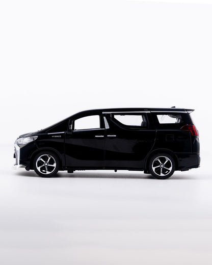 Toyota Alphard Executive Lounge Diecast Black Car 1:32 Scale - Ignition Prime