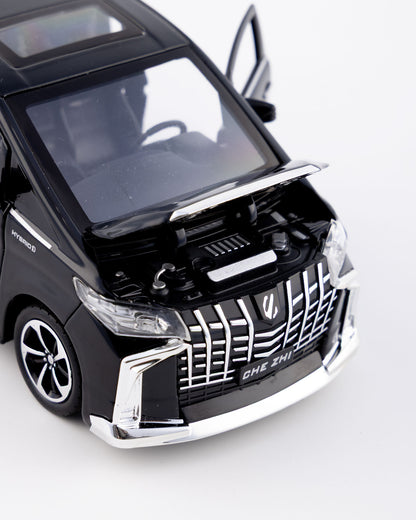 Toyota Alphard Executive Lounge Diecast Black Car 1:32 Scale - Ignition Prime