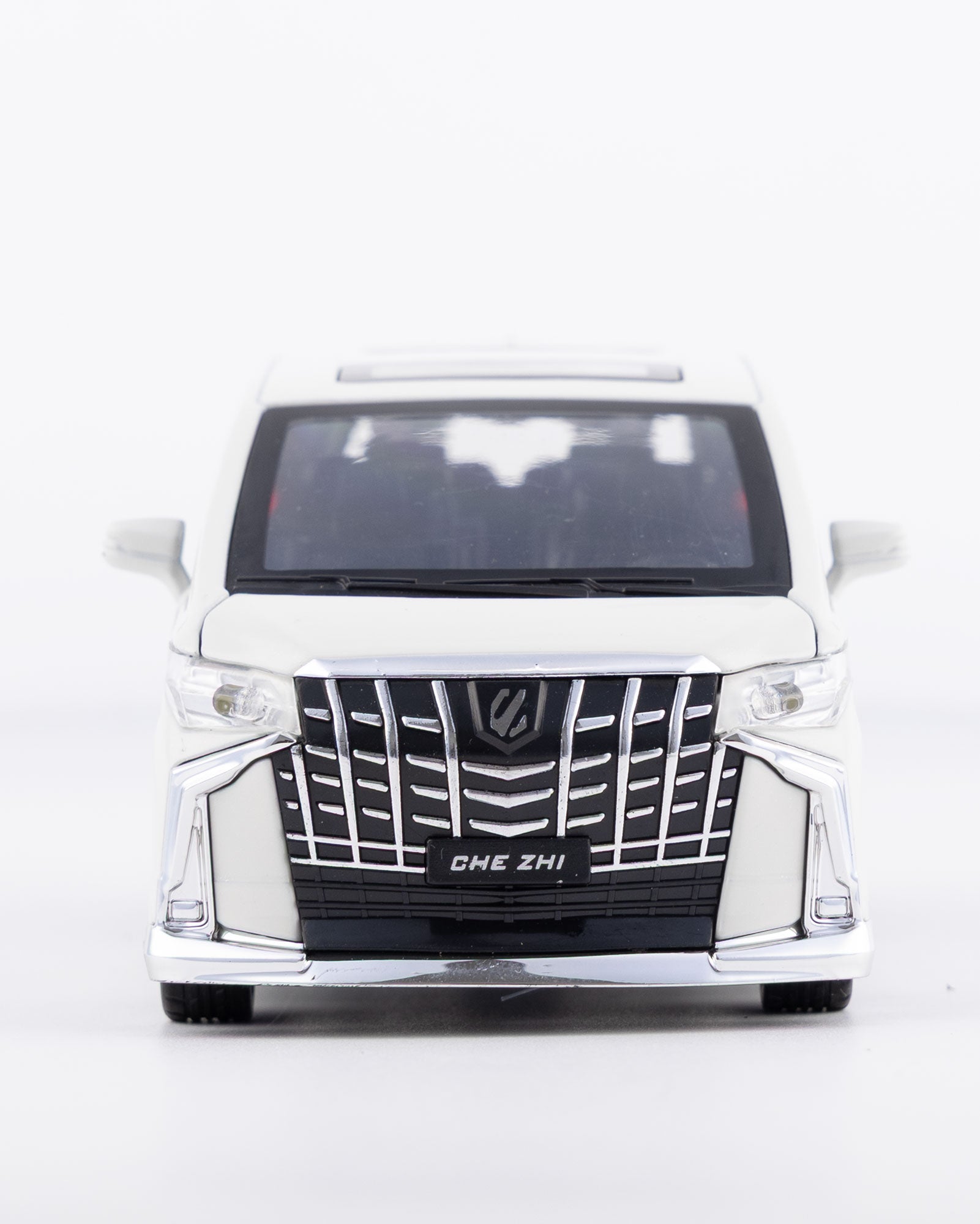 Toyota Alphard Executive Lounge Diecast White Car 1:32 Scale - Ignition Prime