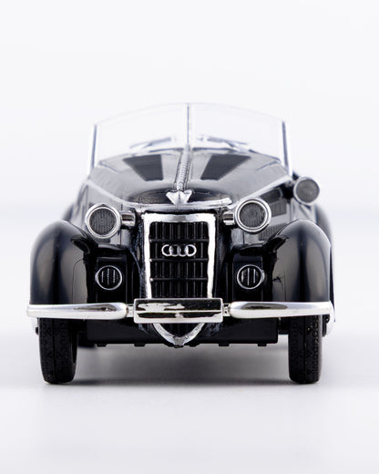 Audi 920 Cabriolet Classic Vintage Diecast Black Car 1:32 Scale - Ignition Prime