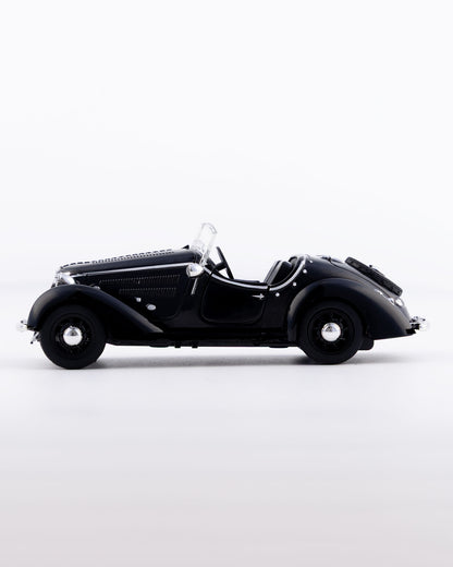 Audi 920 Cabriolet Classic Vintage Diecast Black Car 1:32 Scale - Ignition Prime
