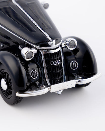 Audi 920 Cabriolet Classic Vintage Diecast Black Car 1:32 Scale - Ignition Prime