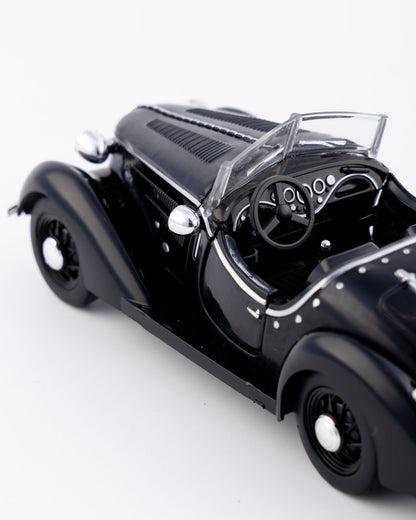 Audi 920 Cabriolet Classic Vintage Diecast Black Car 1:32 Scale - Ignition Prime