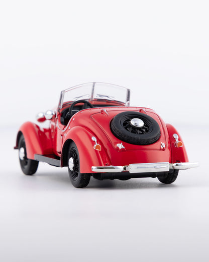 Audi 920 Cabriolet Classic Vintage Diecast Red Car 1:32 Scale - Ignition Prime