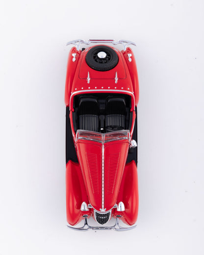 Audi 920 Cabriolet Classic Vintage Diecast Red Car 1:32 Scale - Ignition Prime