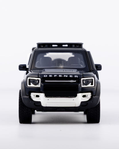 Land Rover Defender 110 Diecast Black Car 1:32 Scale - Ignition Prime