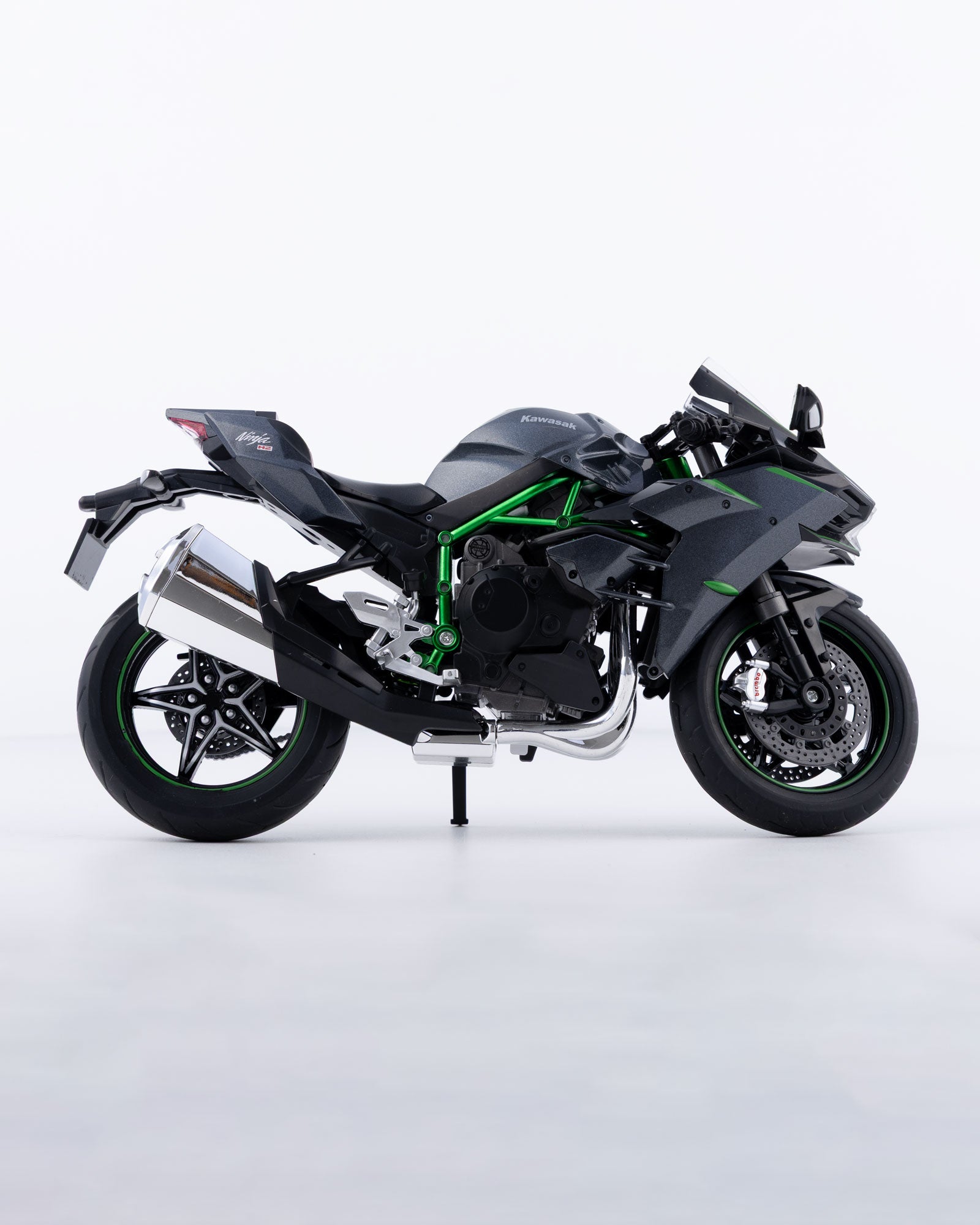 Kawasaki Ninja H2 SX Diecast Bike 1:18 Scale - Ignition Prime