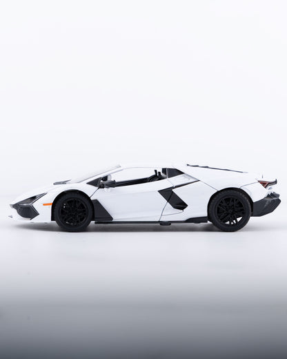 Lamborghini Revuelto Diecast White Car 1:24 Scale - Ignition Prime